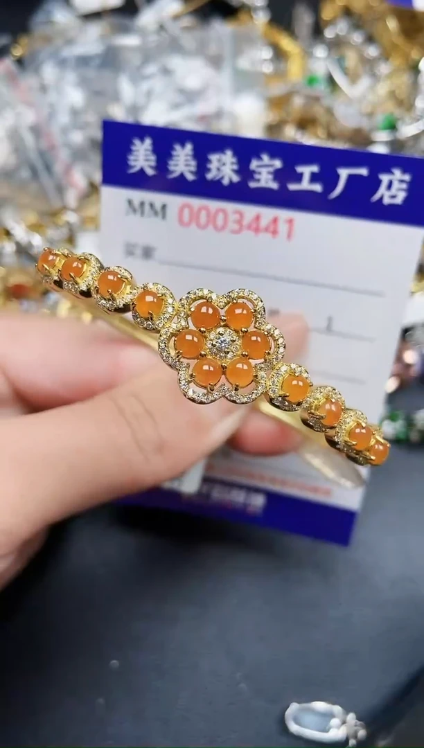 【闪购商品】翡翠颈饰银S925镶嵌3441