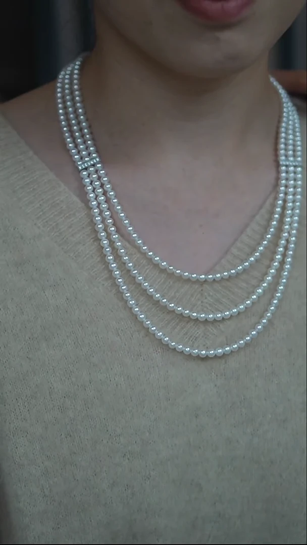 颈饰未镶嵌淡水珍珠4-5mm