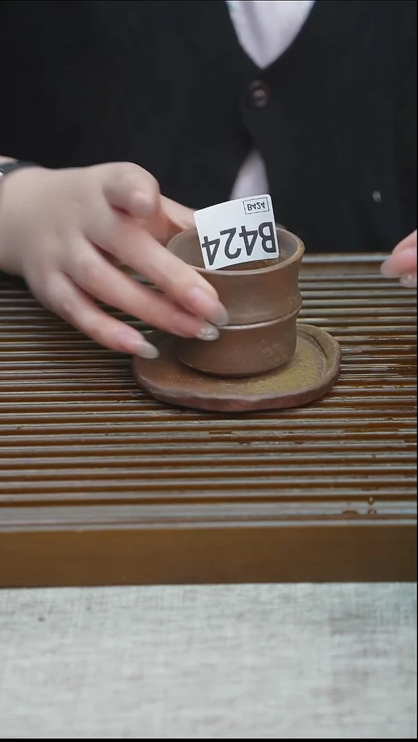 纯手工粗陶茶具每一只不一样