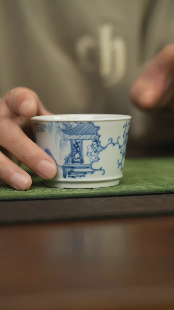 【闪购商品】杯柴窑青花破价福利