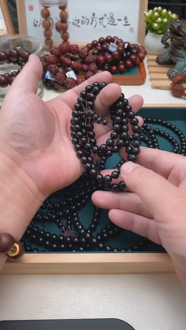 风车木（黑檀木）手串/手链0.8