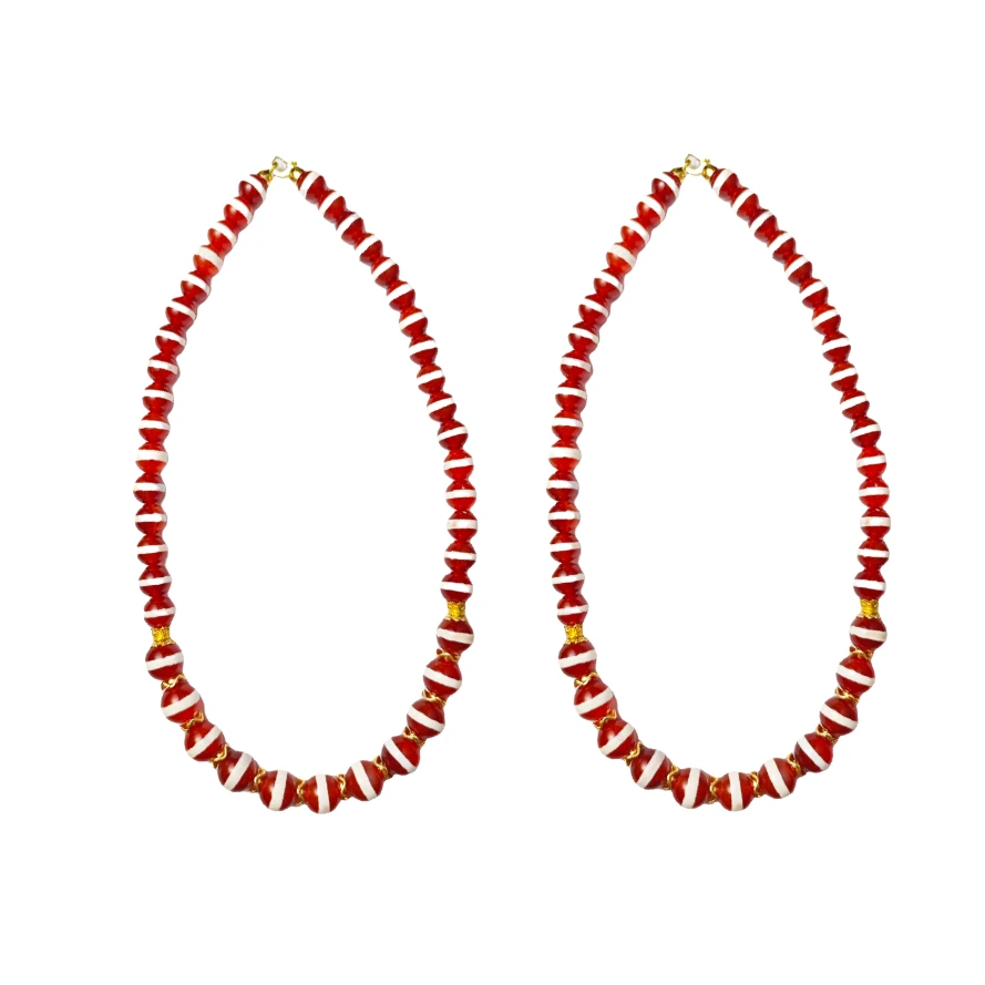 藏传红肉药师项链A28-509赠礼盒(多样性发其一)