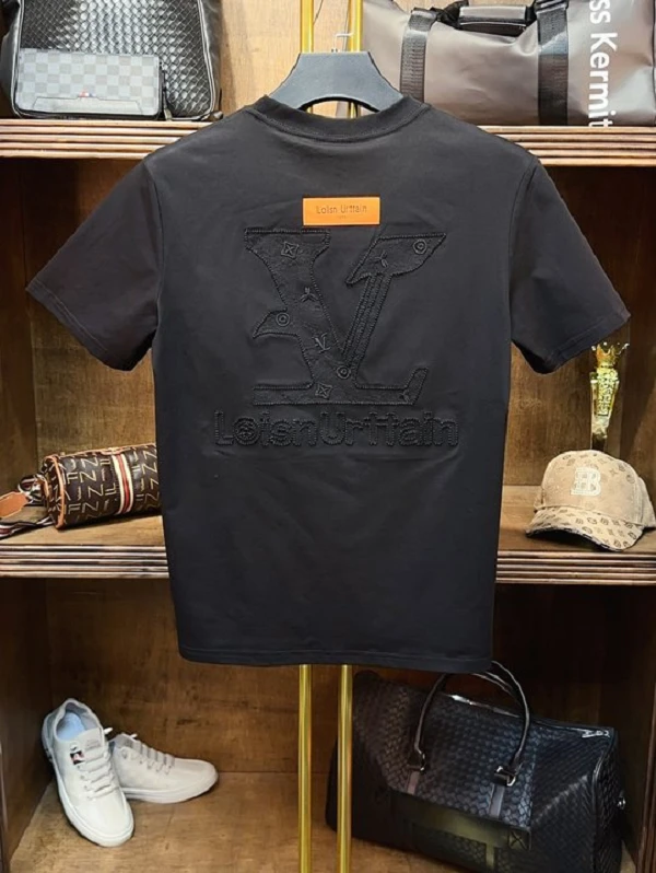 [A]专享夏季新款休闲时尚潮流修身刺绣款男女款高品质短袖T恤3227