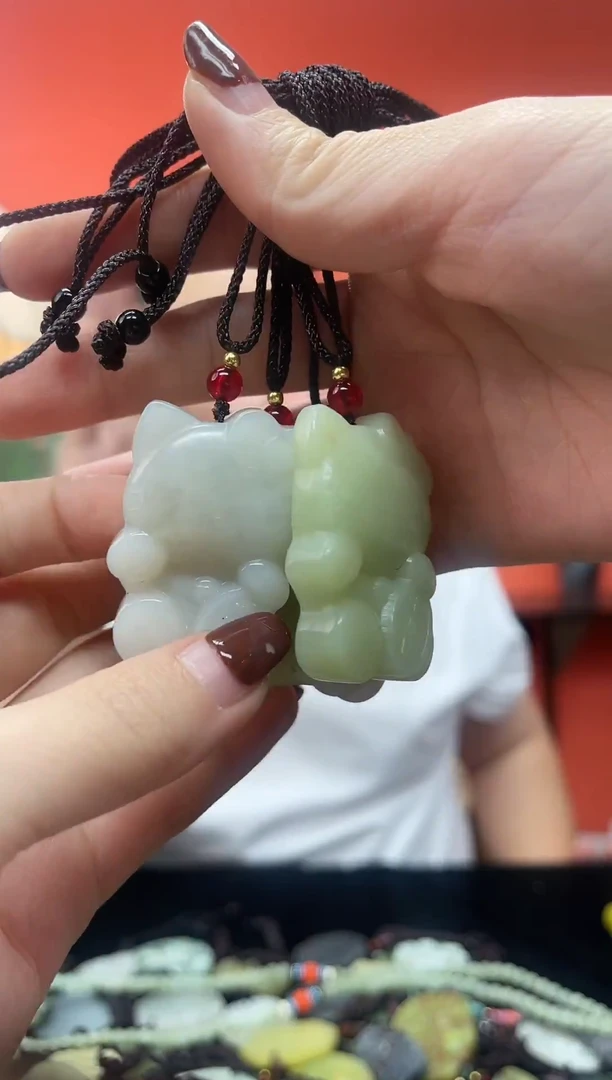 未镶嵌岫玉吊坠·多样性发货*拍一发一