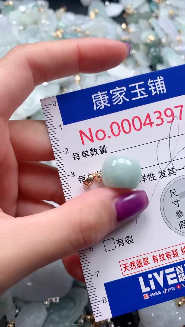 颈饰未镶嵌翡翠4397