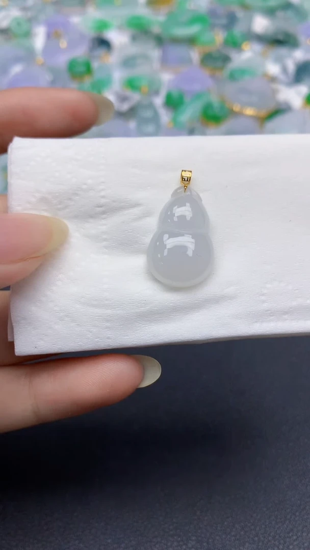 颈饰未镶嵌翡翠天然缅甸a货翡翠百元以上9元证书费自理