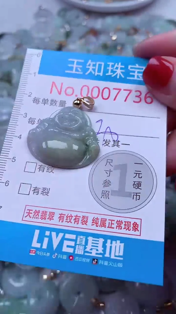 颈饰未镶嵌翡翠7736
