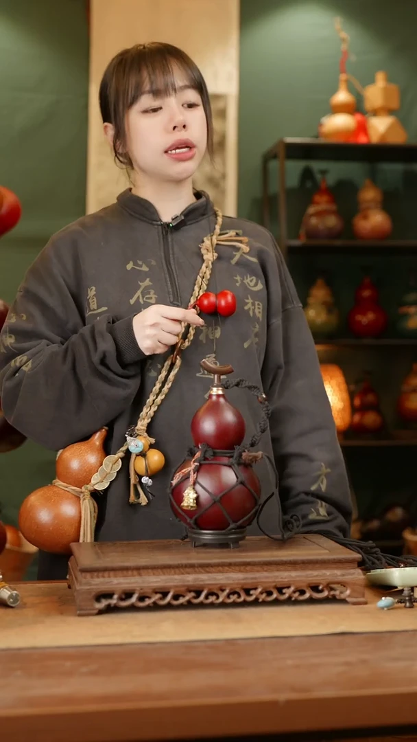 23号精品天然大漆酒葫芦一物一拍~