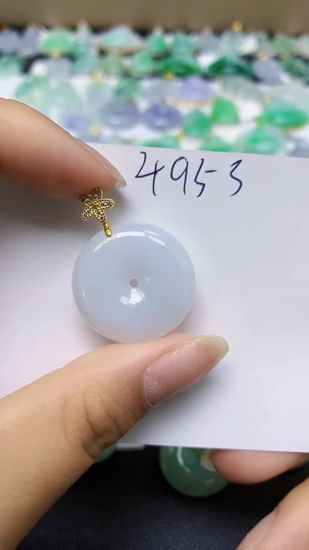 翡翠未镶嵌颈饰天然缅甸翡翠A货