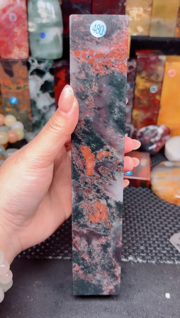 玉桂林鸡血创意摆件装饰 编号：480