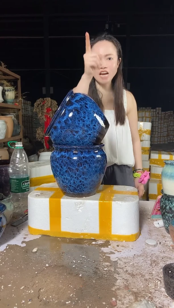 宜兴紫砂粗陶花盆20/20