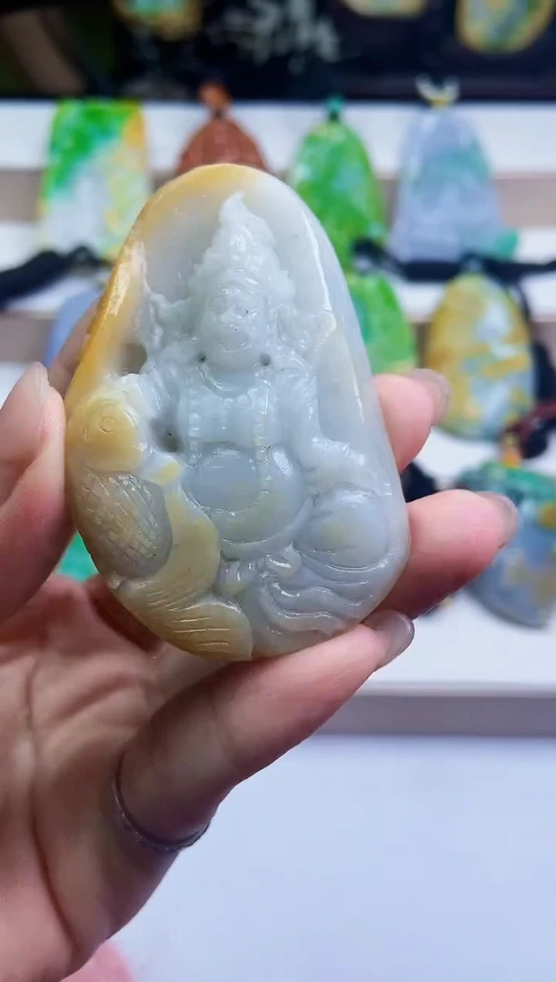 颈饰未镶嵌翡翠翡翠A货