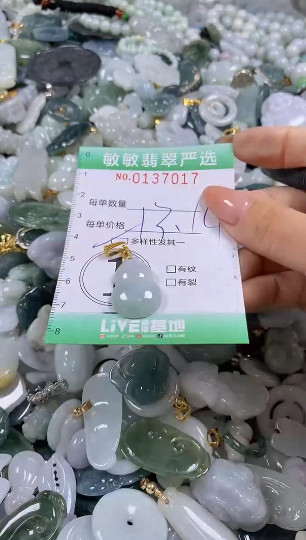 【闪购商品】翡翠颈饰未镶嵌闪购0137017多样性发其一