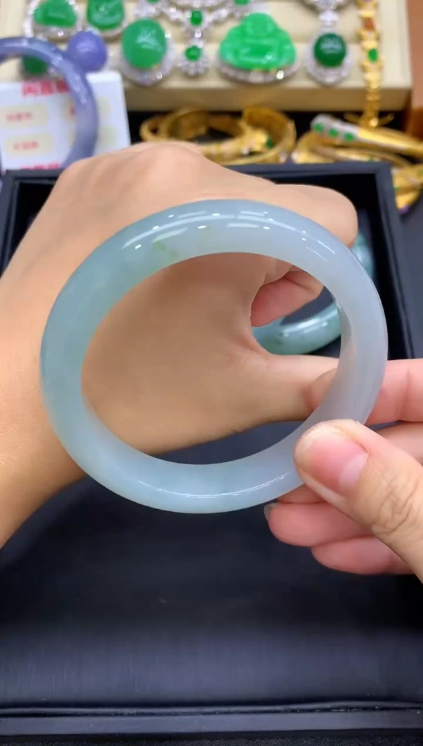 未镶嵌手镯翡翠619-中国好珍宝