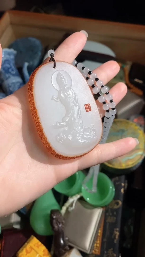 和田玉（子料）未镶嵌颈饰永玉阁精品专属摆件