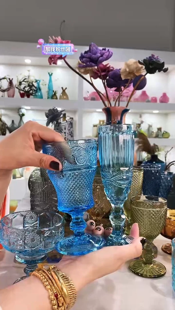 幸****0慕忆家手作琉璃花瓶一对