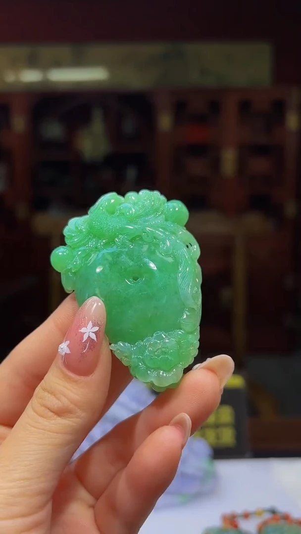 未镶嵌定制翡翠45/1210/YY/扣子