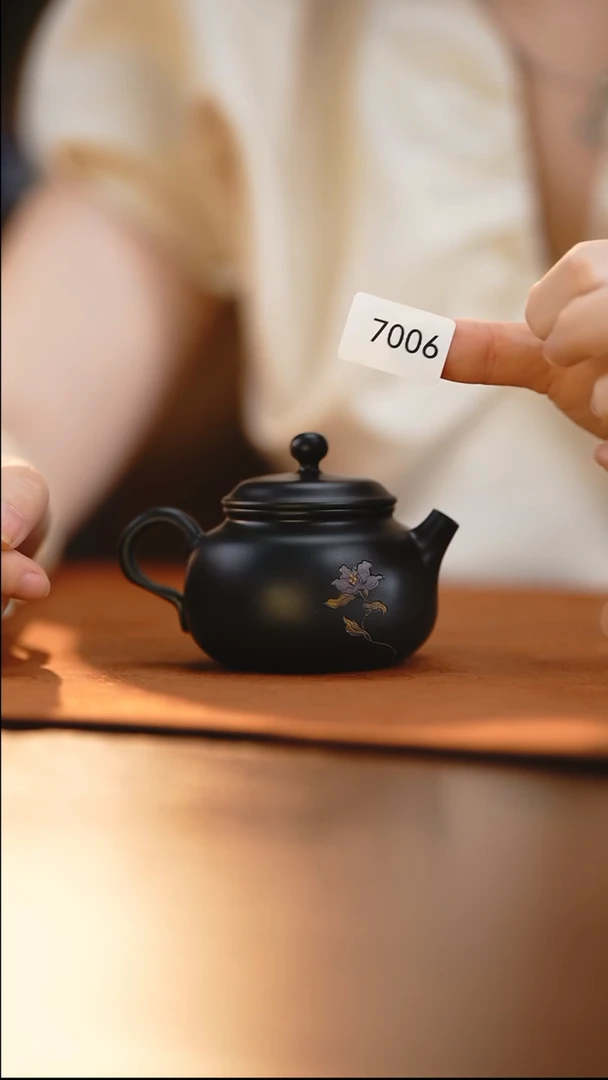 雲梦茶器紫陶茶壶7006