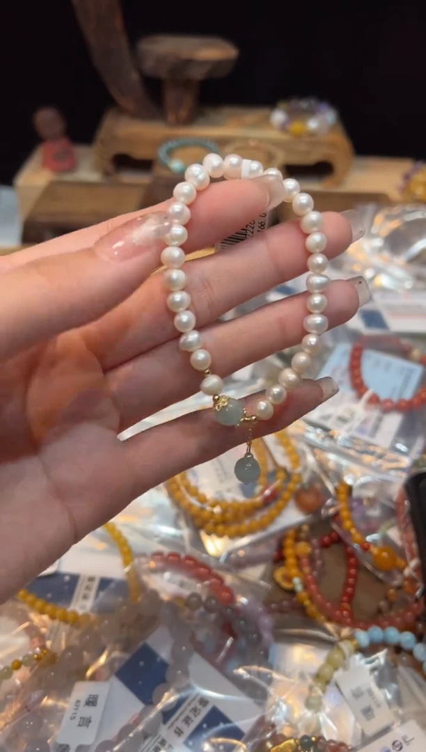 【闪购商品】淡水珍珠手串未镶嵌手饰@@C2226