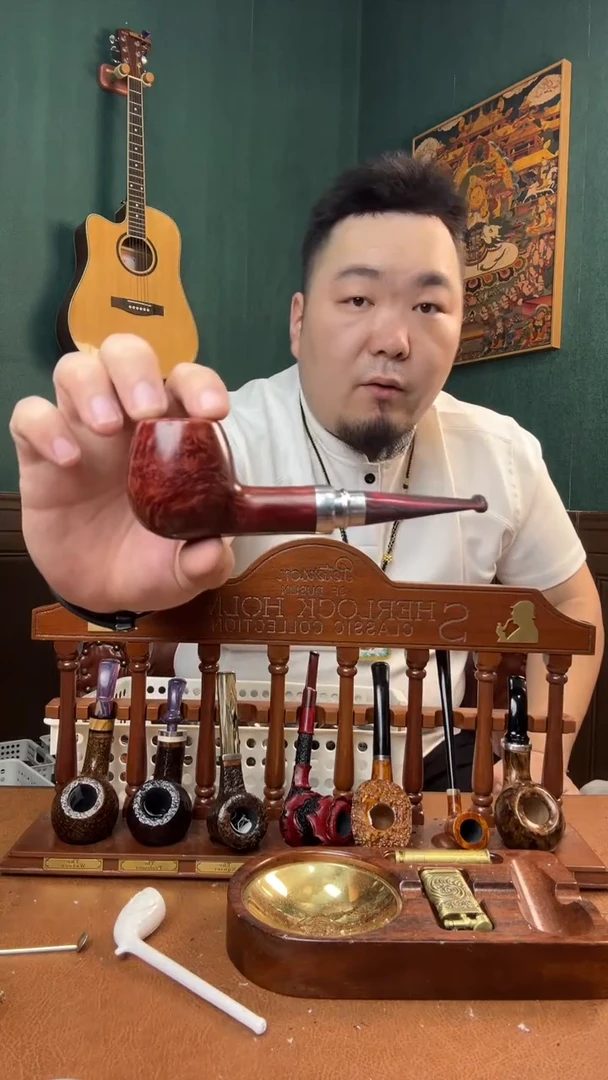石楠木木雕款意大利进口石楠木烟斗