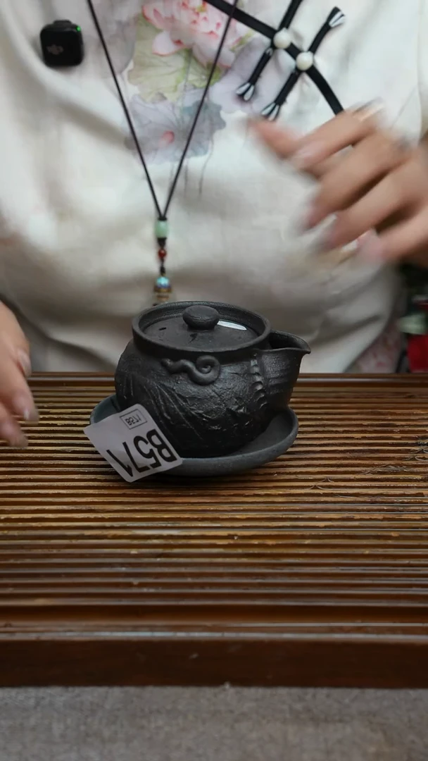 万古烧粗陶手工茶具
