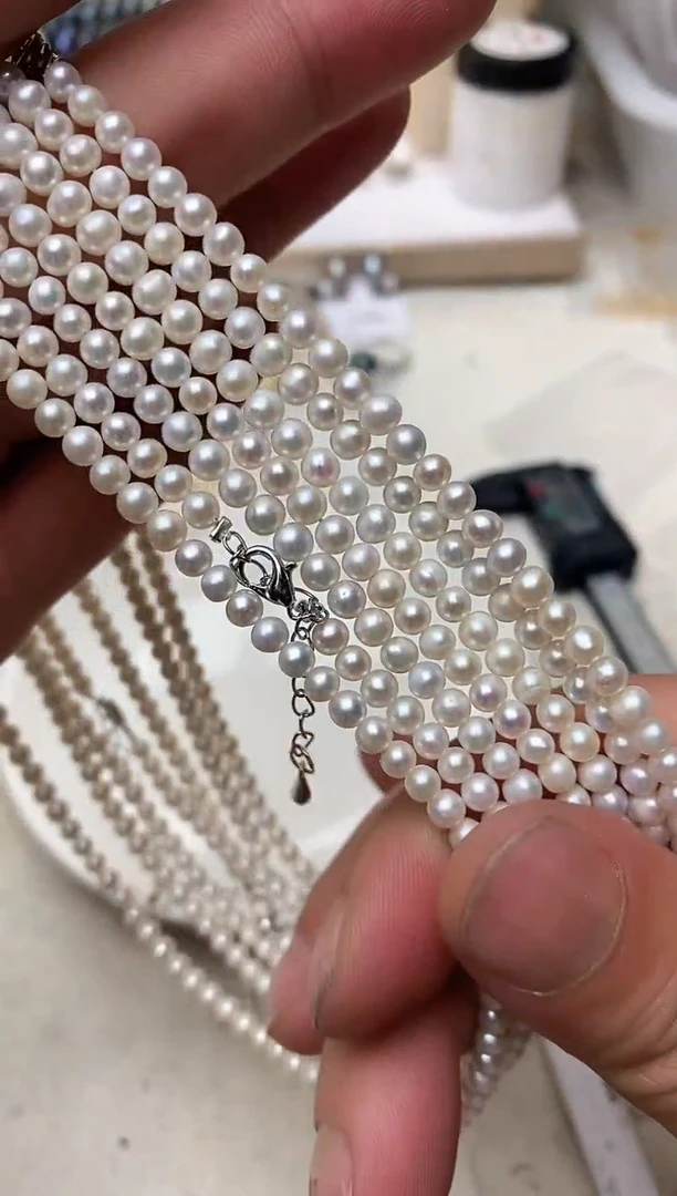 淡水珍珠未镶嵌颈饰1