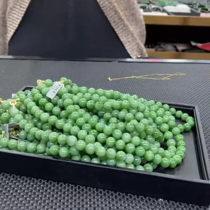 【老郑家】和田玉项链 约12mm (多样性发1件)