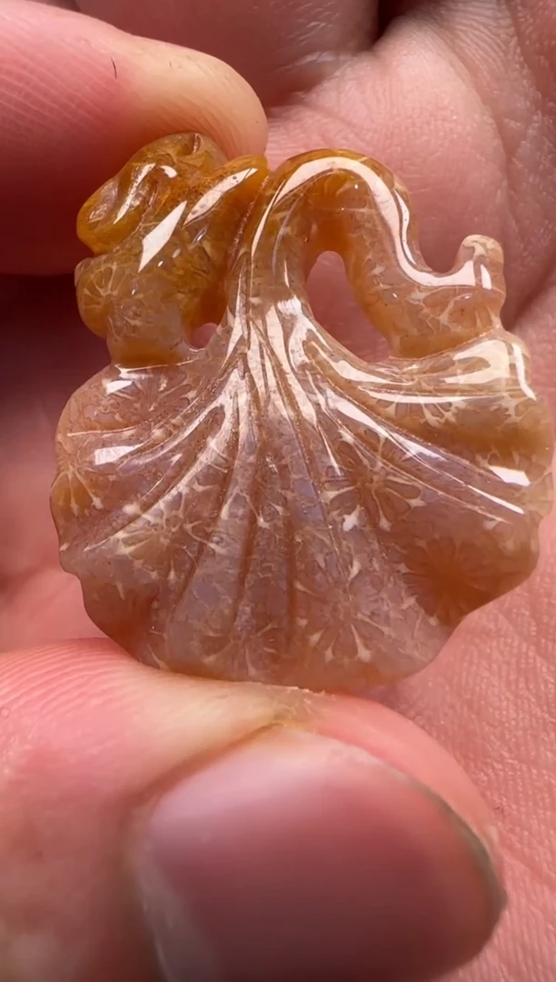 【闪购商品】硅化珊瑚（珊瑚玉）颈饰未镶嵌547