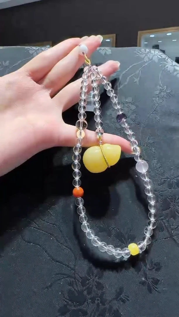 【闪购商品】水晶手机链未镶嵌水晶手机链