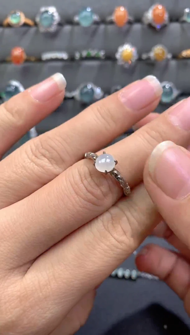 未镶嵌戒指翡翠天然A货翡翠