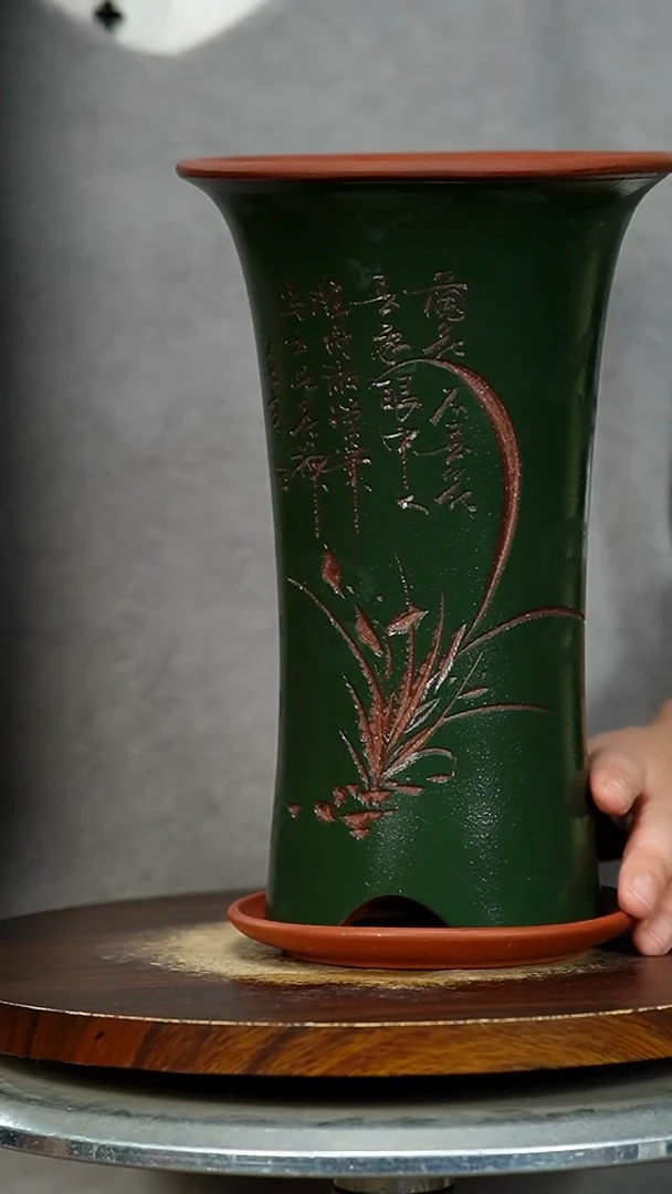 紫砂花盆795+Z紫砂花盆紫砂