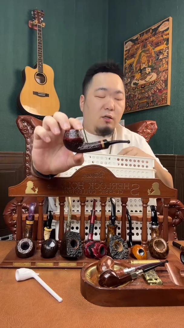 石楠木木雕款意大利进口石楠木烟斗