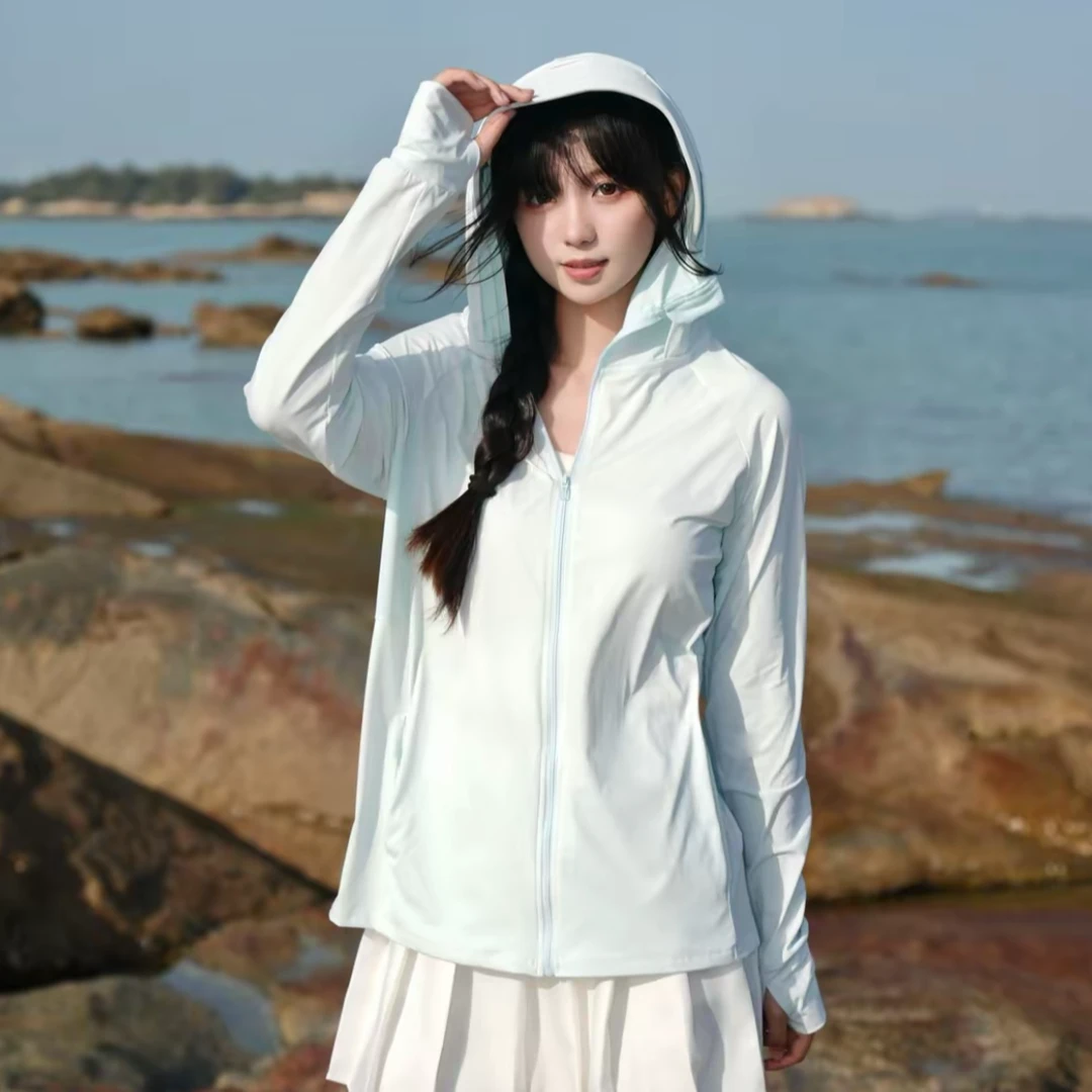 锦纶原纱【帽檐可卸】UPF200+防晒衣男女同款防晒衣士透气长袖户外