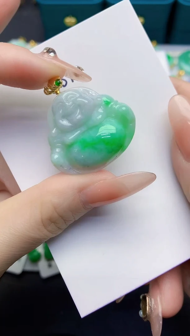 颈饰未镶嵌翡翠缅甸天然翡翠A货