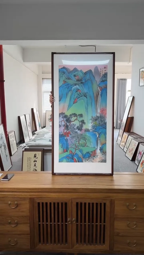 书法何慧茹142-63*123尺寸