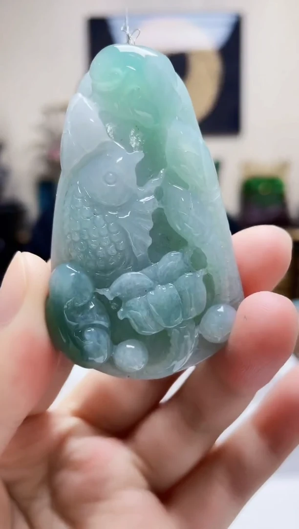 未镶嵌定制翡翠吊坠15