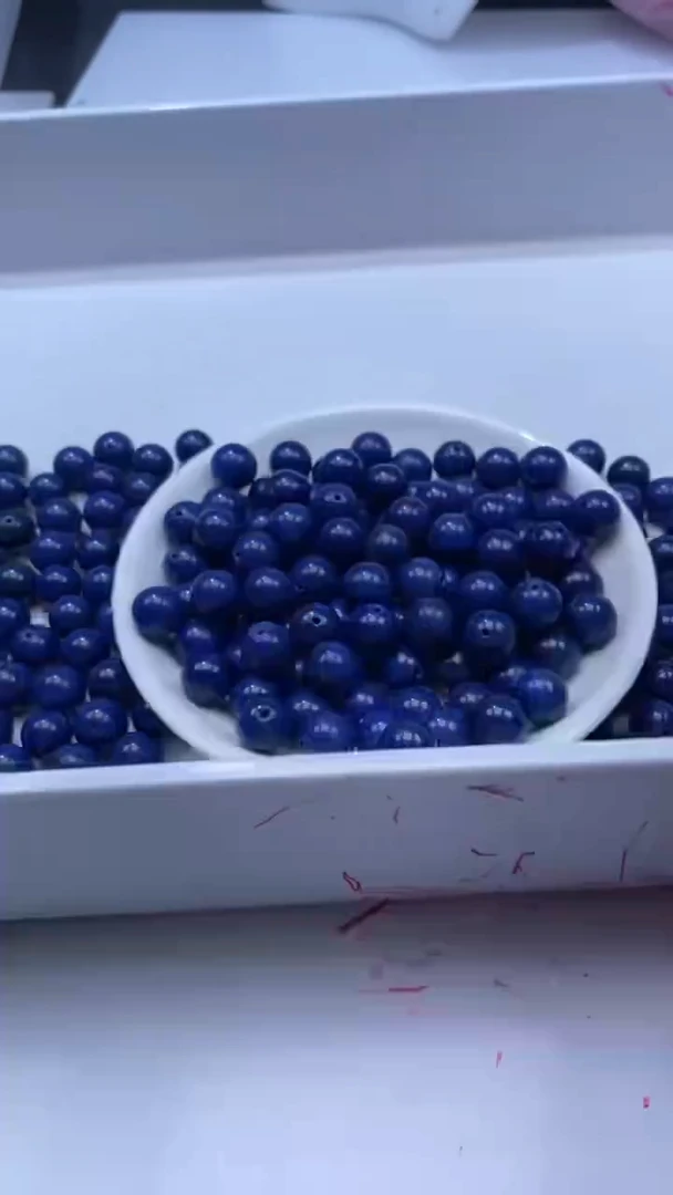 未镶嵌颈饰玛瑙/玉髓w239青金10mm*10颗