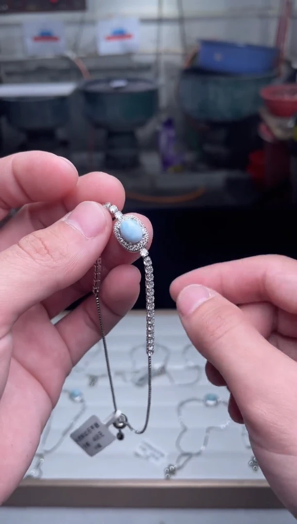 【闪购商品】针钠钙石（海纹石）手链未镶嵌海纹石手链多样性发其一