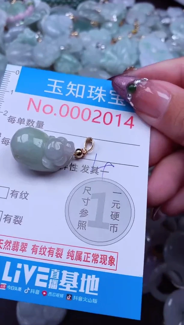 吊坠(不含链)未镶嵌翡翠2014