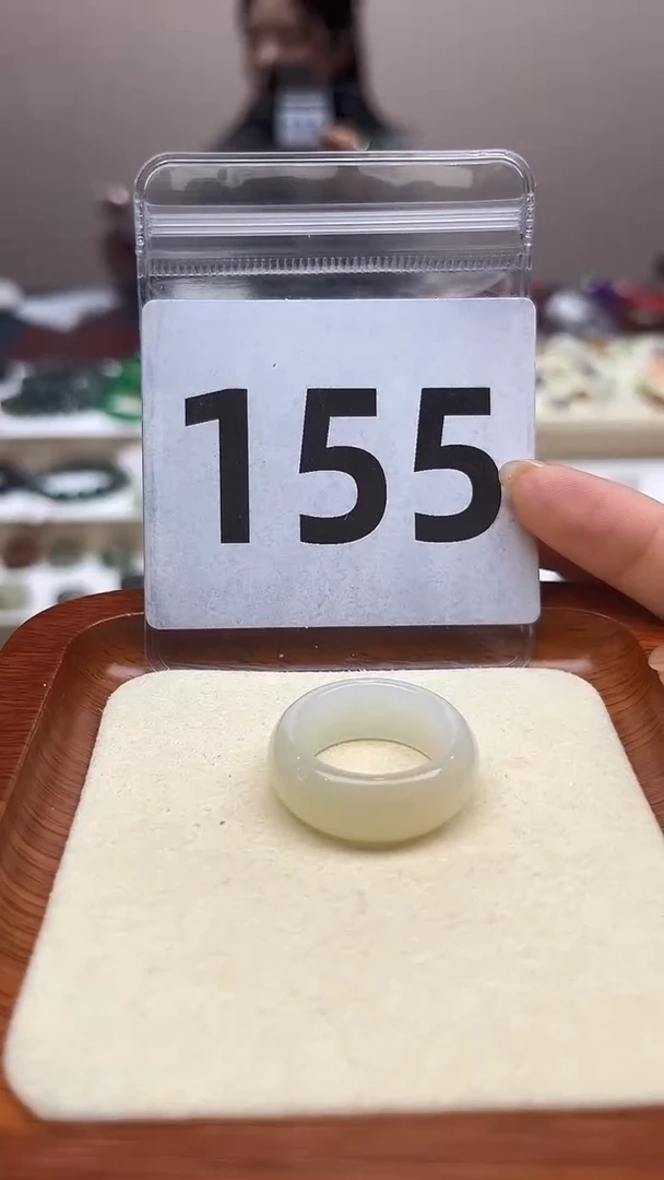 【闪购商品】和田玉戒指未镶嵌港码17号，内径18mm