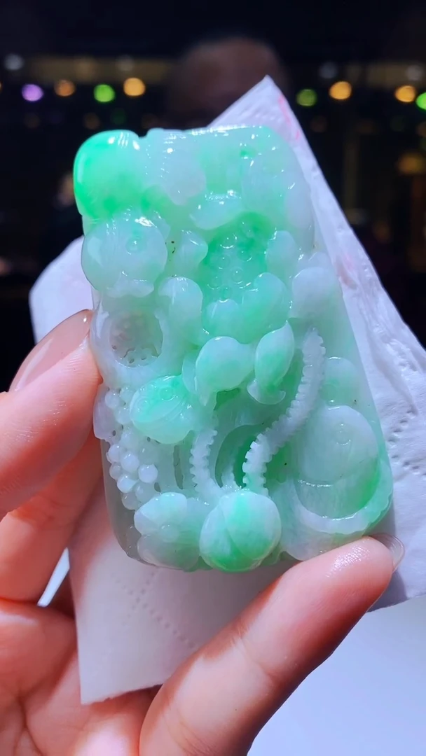 定制翡翠未镶嵌毛货闪购链接XBL031