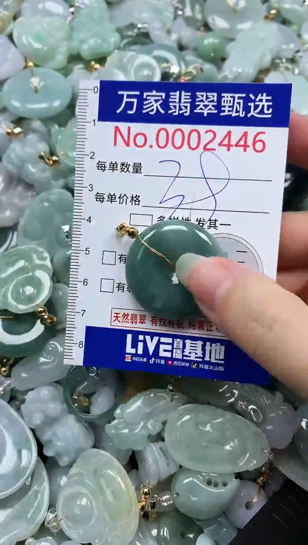 吊坠(不含链)未镶嵌翡翠2446