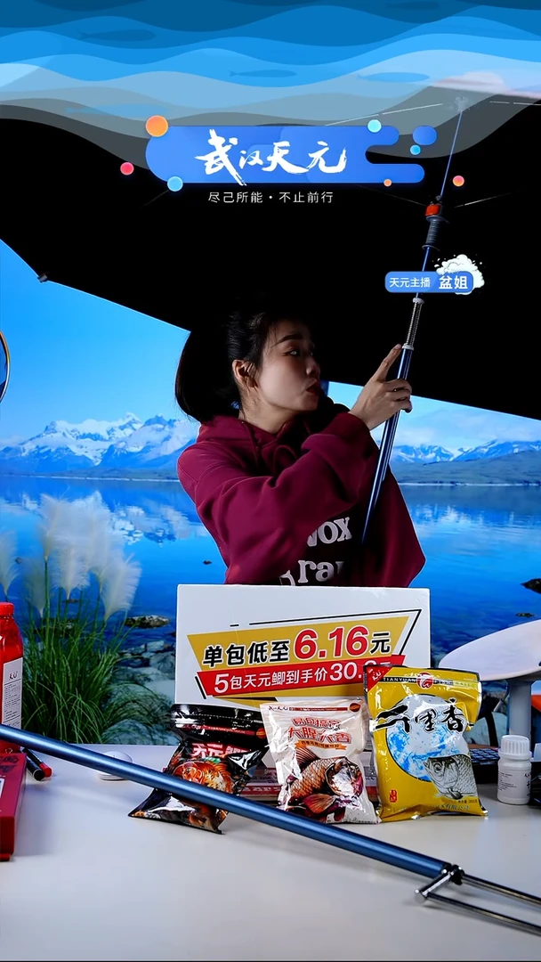 扶*【闪购】天元休闲伞PRO蓝色2.2米