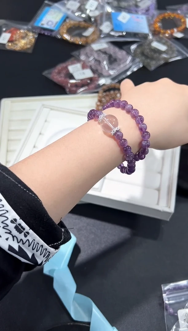 未镶嵌手串水晶33i多样性发其一【1条】默认微瑕