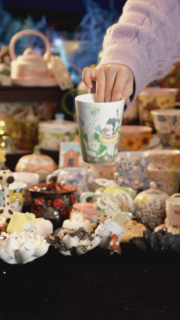 其他陶景德镇釉下彩手绘设计师款陶瓷