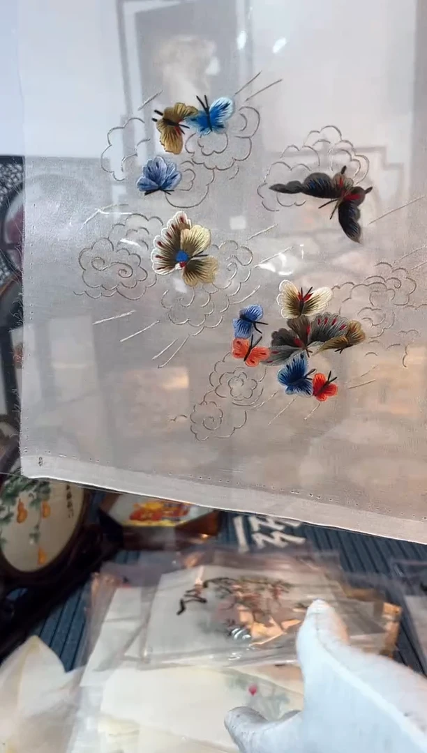 刺绣非遗纯手工双面绣片97