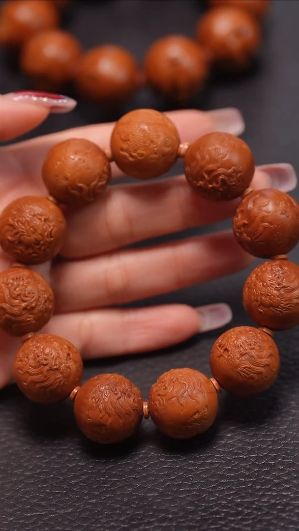 手串橄榄核2.0/正圆光珠龙