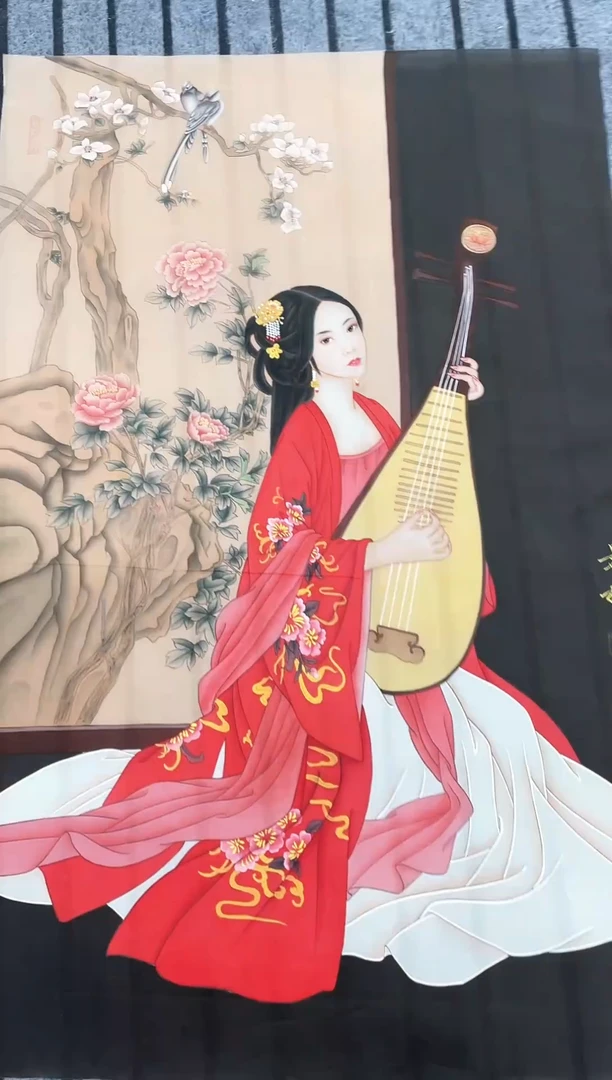 精品国画人物作品