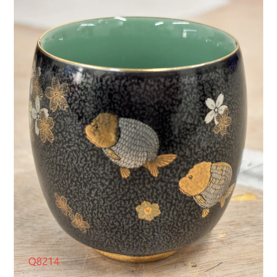 阿茶  握手杯~天目《富贵有余》(Q8214)