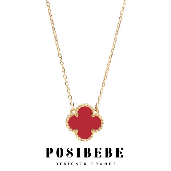 POSIBEBE 轻奢四叶草钛钢百搭项链